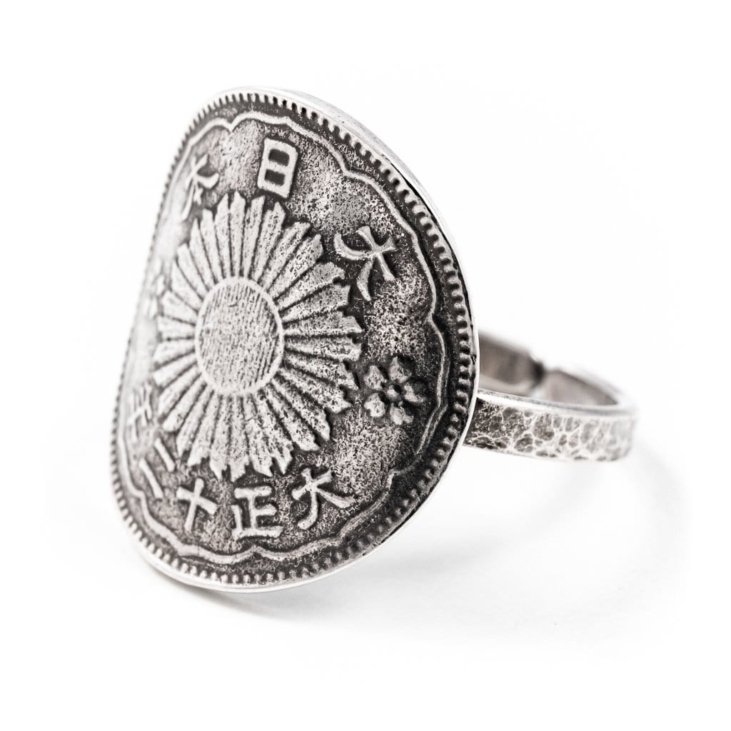 Bague pièce de monnaie japonaise Sen ÕJIN by Léo