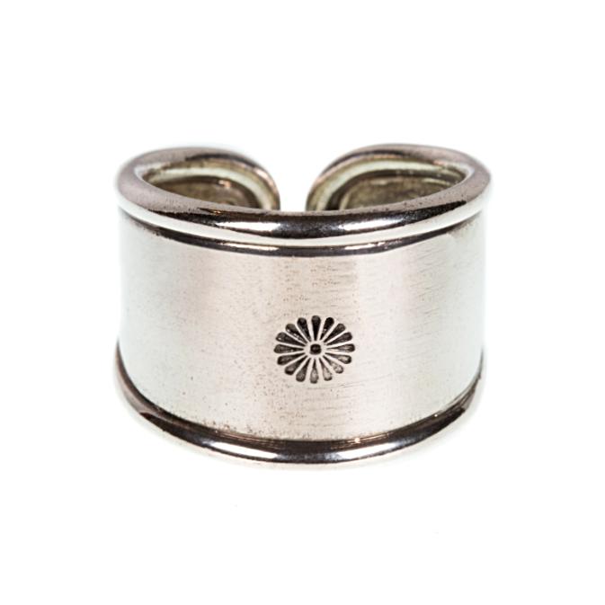 Bague large argent créateur Yoroi ÕJIN by Léo
