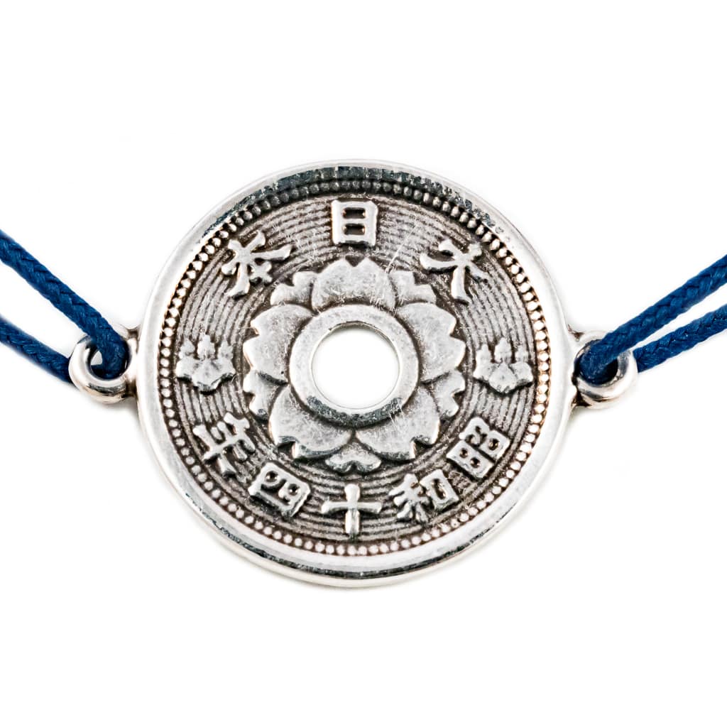Bracelet pièce japonaise Sen ÕJIN by Léo