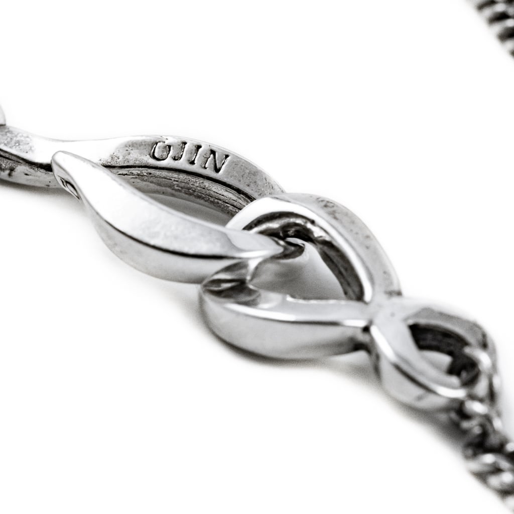 Collier court et fermoir argent ÕJIN by Léo