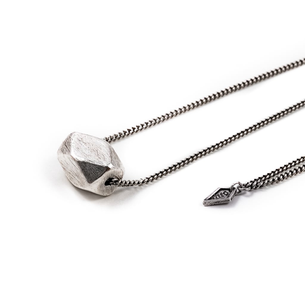 Collier créateur géométrique argent 925 Taisho ÕJIN by Léo